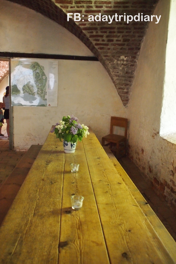 คาเฟ่ในสวนของพระราชวัง Drottningholm, Stockholm, Sweden